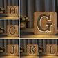 Wood Alphabet Light