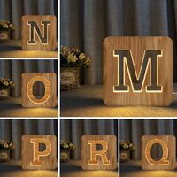Wood Alphabet Light