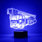 Personalized Truck Night Lights with Name 7/16 Color Changing LED Lamp III06