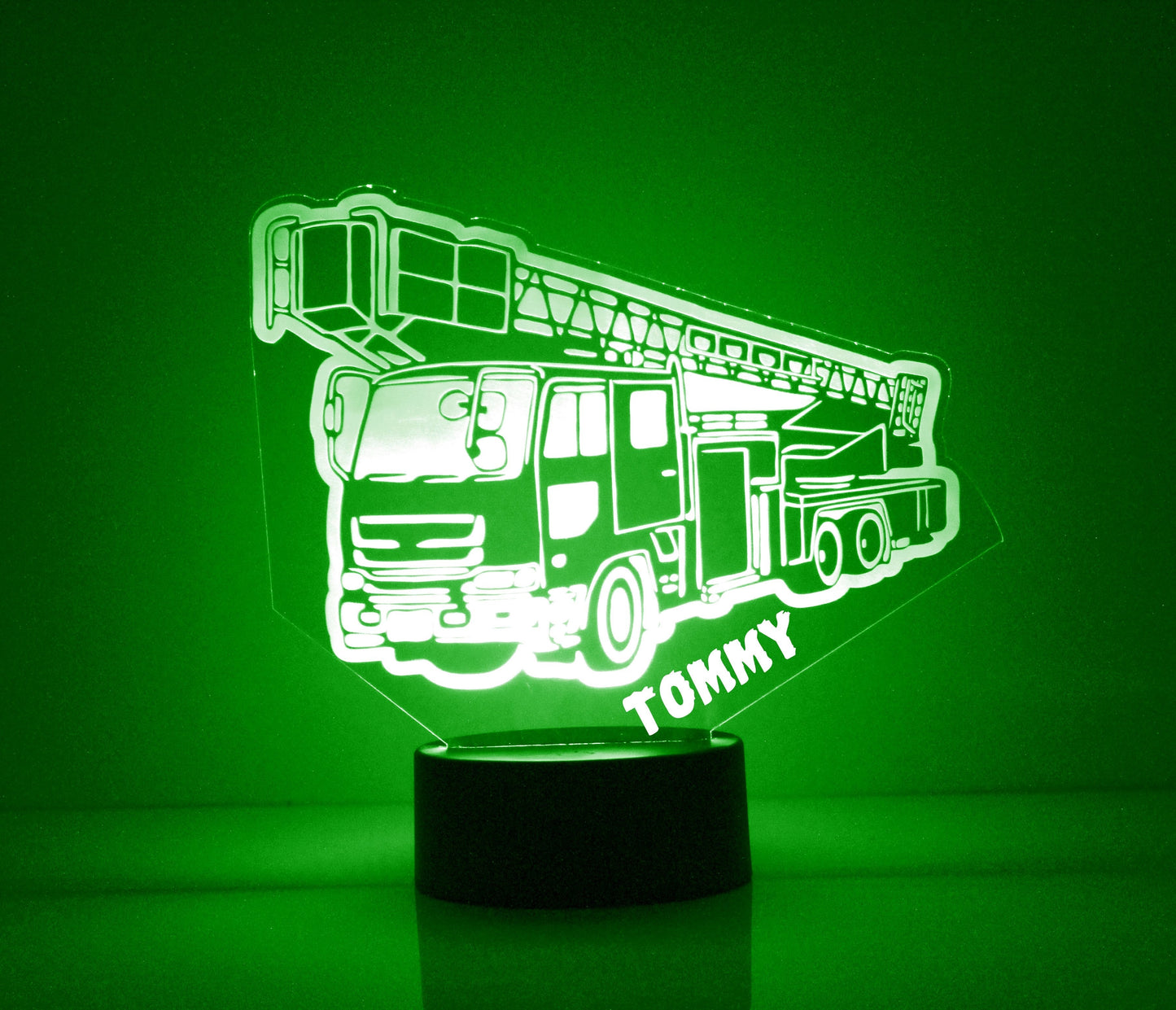 Personalized Truck Night Lights with Name 7/16 Color Changing LED Lamp III06