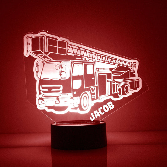 Personalized Truck Night Lights with Name 7/16 Color Changing LED Lamp III06