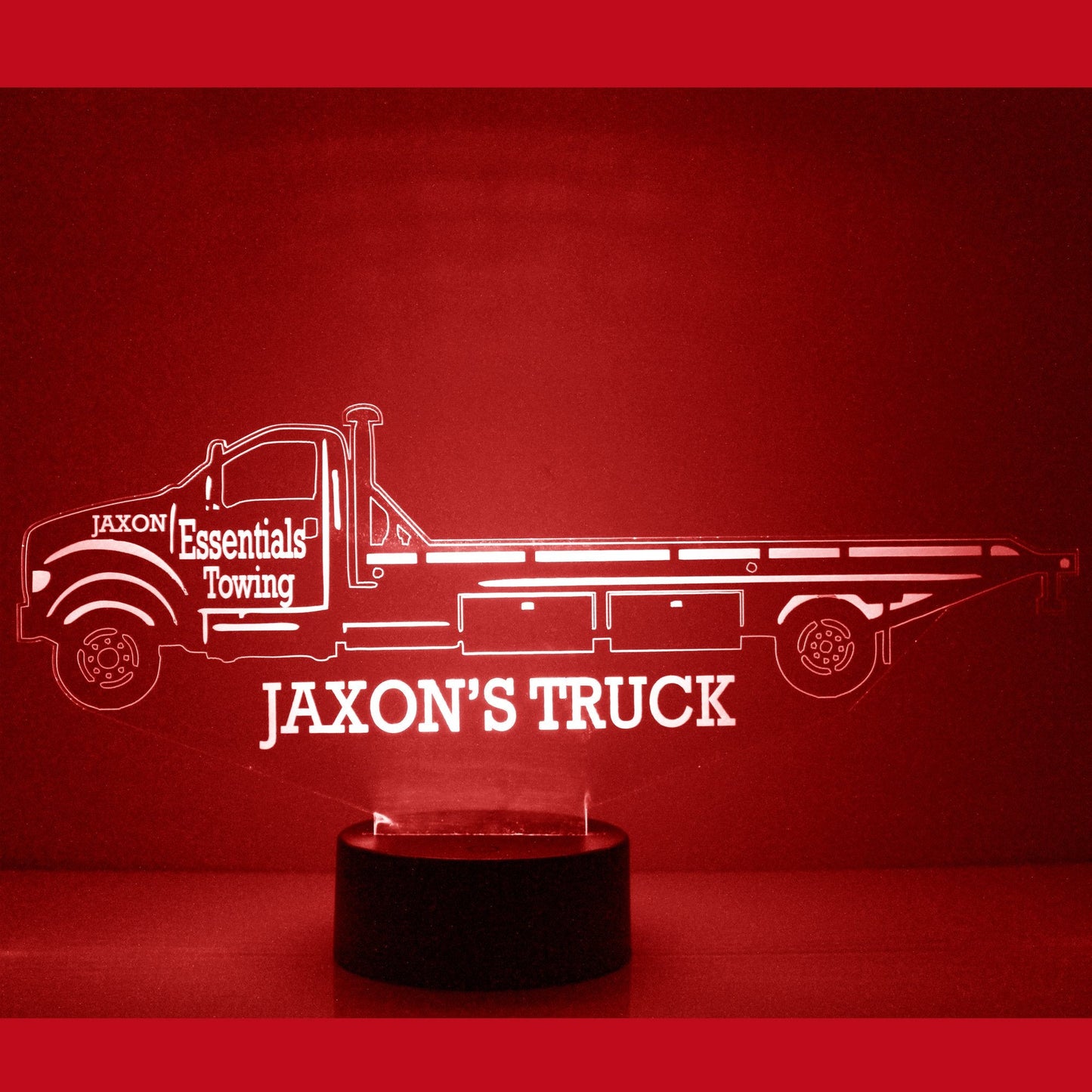 Personalized Truck Night Lights with Name 7/16 Color Changing LED Lamp III09