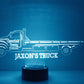 Personalized Truck Night Lights with Name 7/16 Color Changing LED Lamp III09