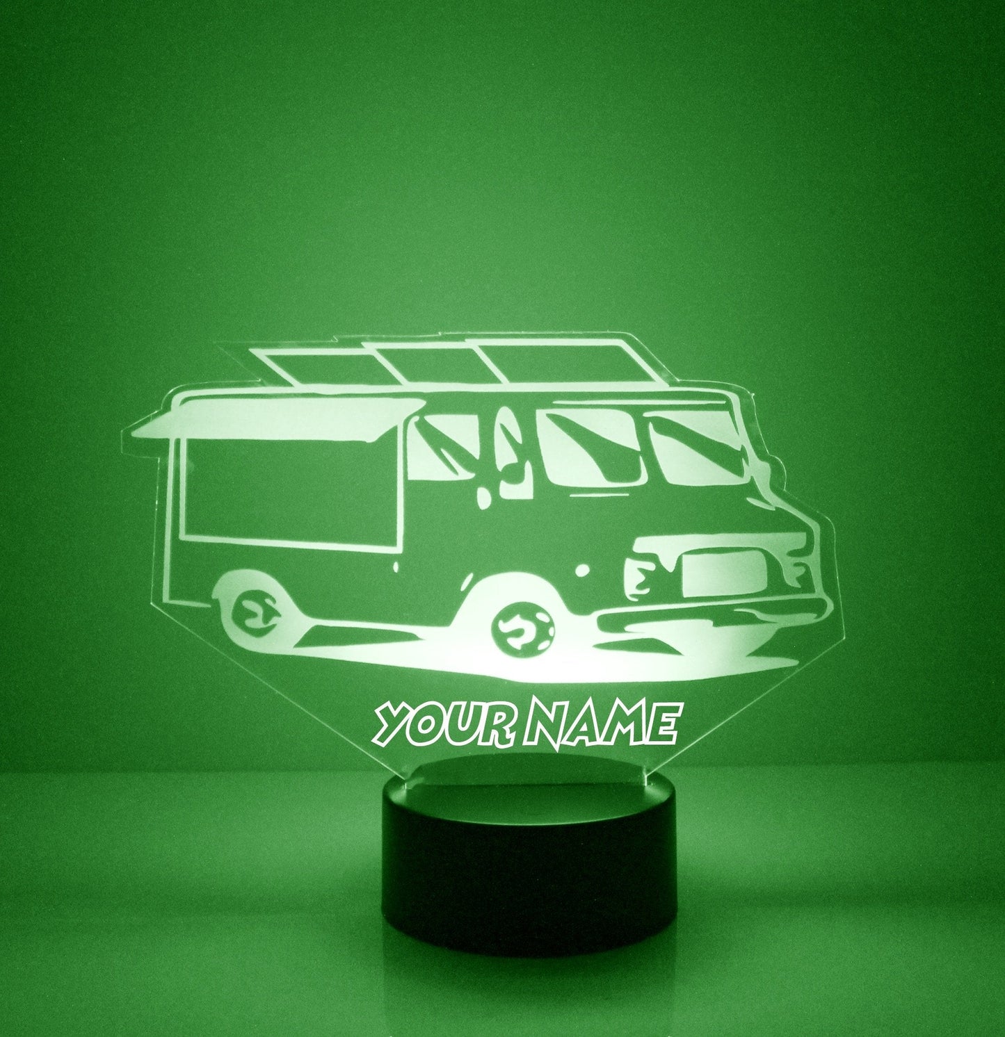 Personalized Truck Night Lights with Name 7/16 Color Changing LED Lamp III05