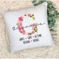 Personalized Mom Grandma Nana Pillow With Initial