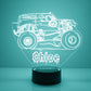 Personalized Truck Night Lights with Name 7/16 Colors Changing LED Lamp NL303