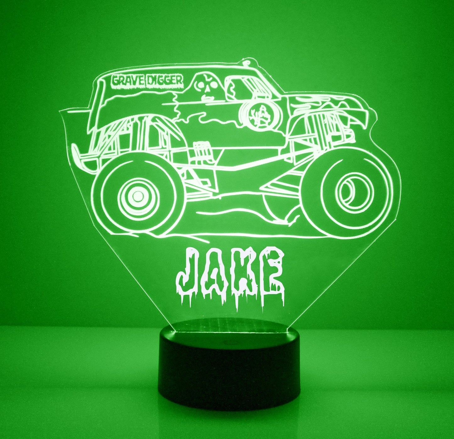 Personalized Truck Night Lights with Name 7/16 Colors Changing LED Lamp NL303