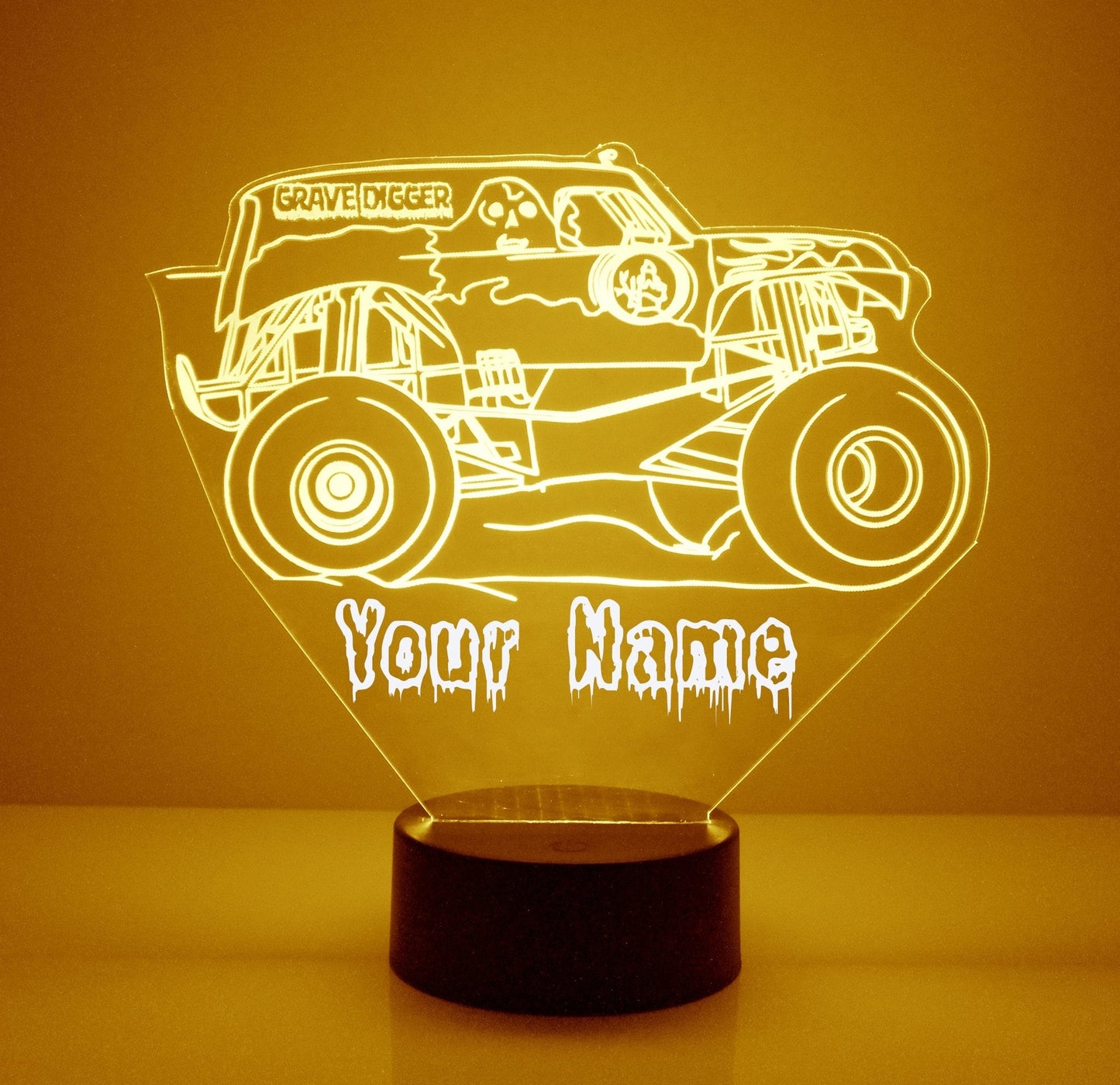 Personalized Truck Night Lights with Name 7/16 Colors Changing LED Lamp NL303