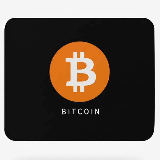 Bitcoin Logo Mouse Pad