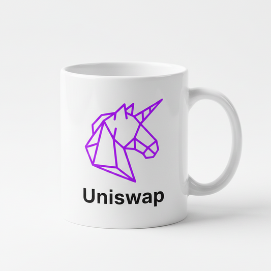 Uniswap crypto Logo Bitcoin Mug