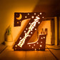 Personalized Wooden  Letter with Name LED Night Light