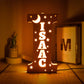 Personalized Wooden  Letter with Name LED Night Light