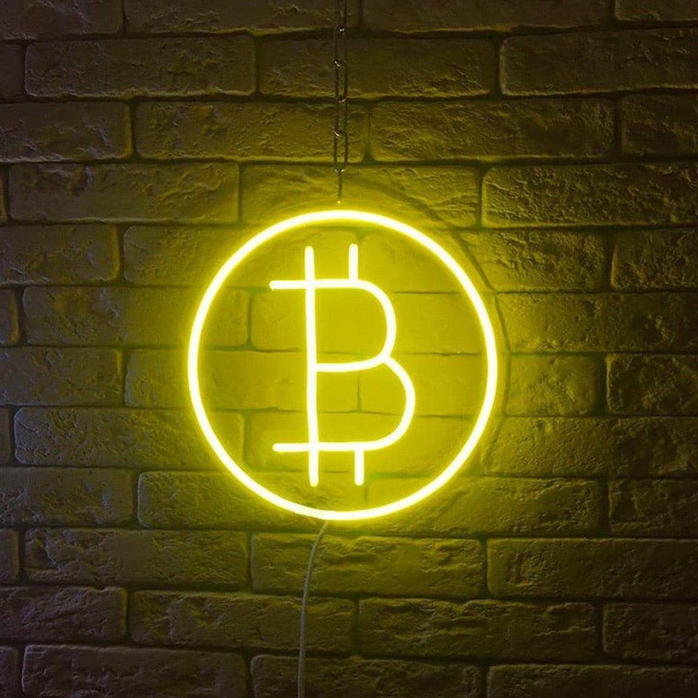 Bitcoin Neon sign