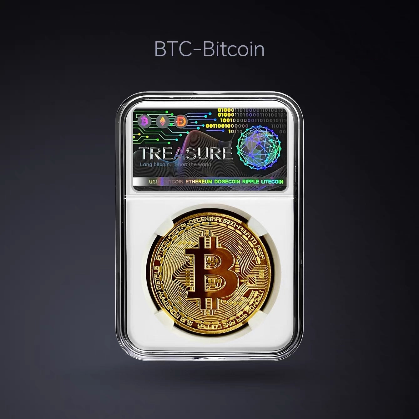 Bitcoin Commemorative Coin - A Solid Token of a Digital Age