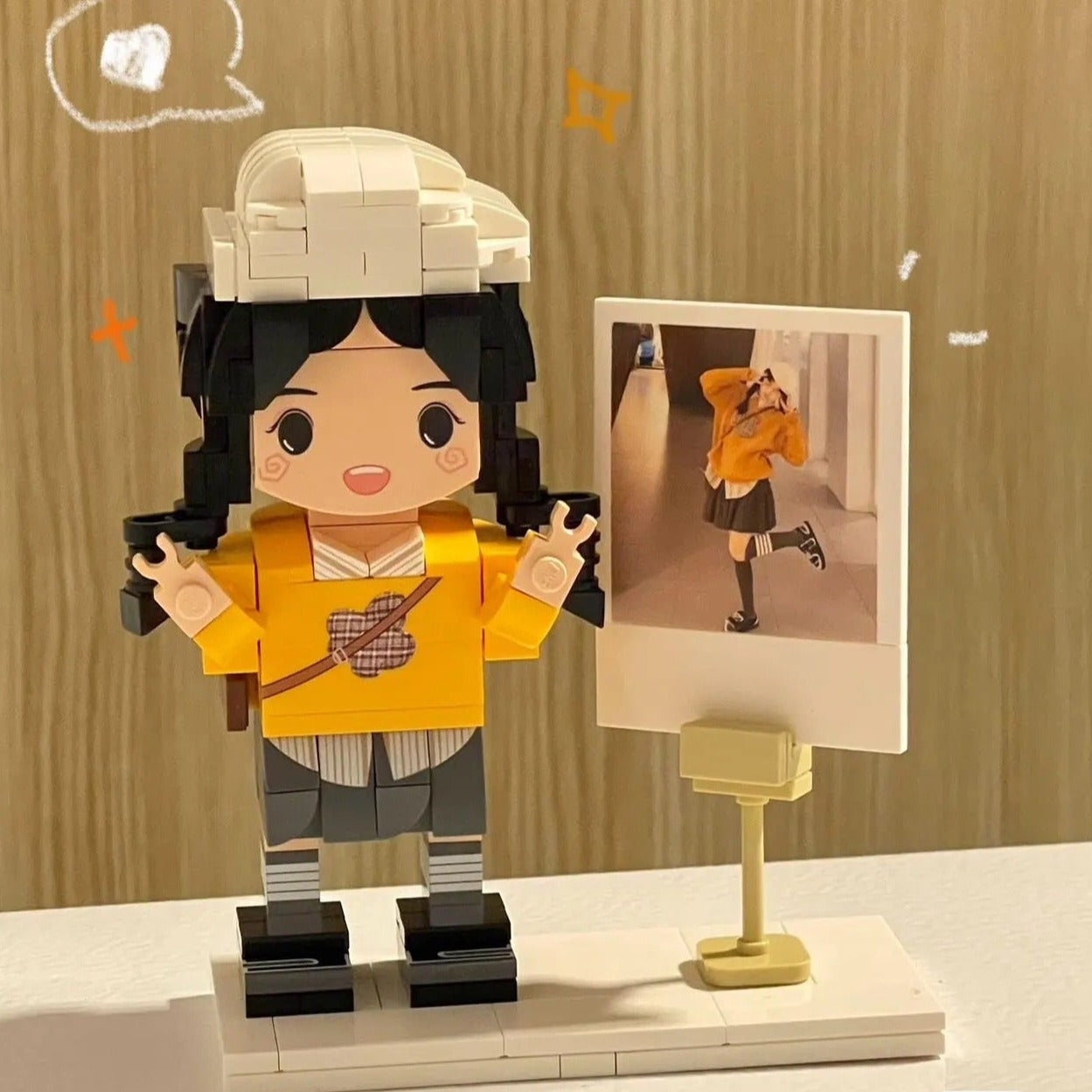 Mother's Day Brick Figure, Customizable, Full Body, 1 Person Custom Brick Figure