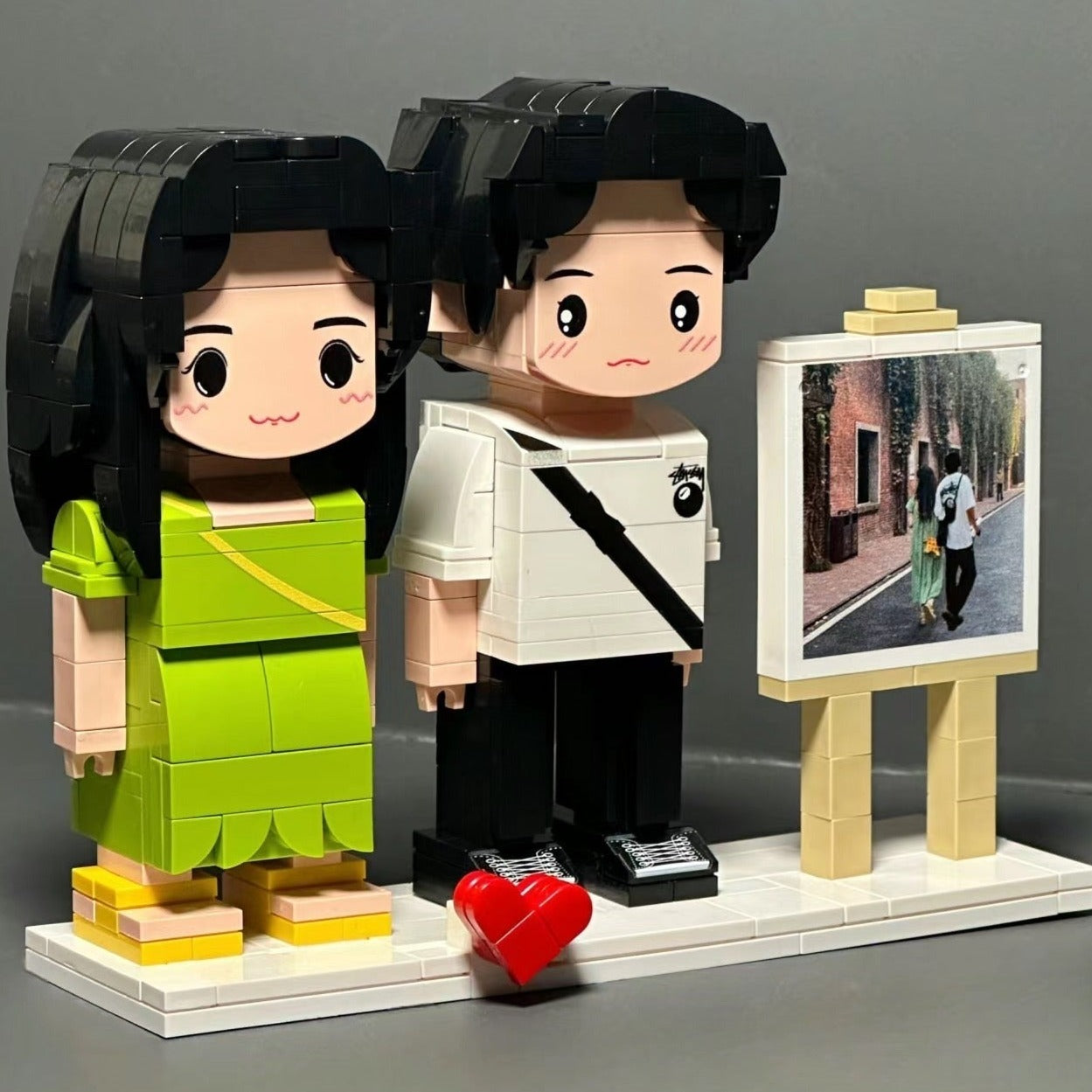 Mother's Day Brick Figure, Customizable, Full Body, 1 Person Custom Brick Figure