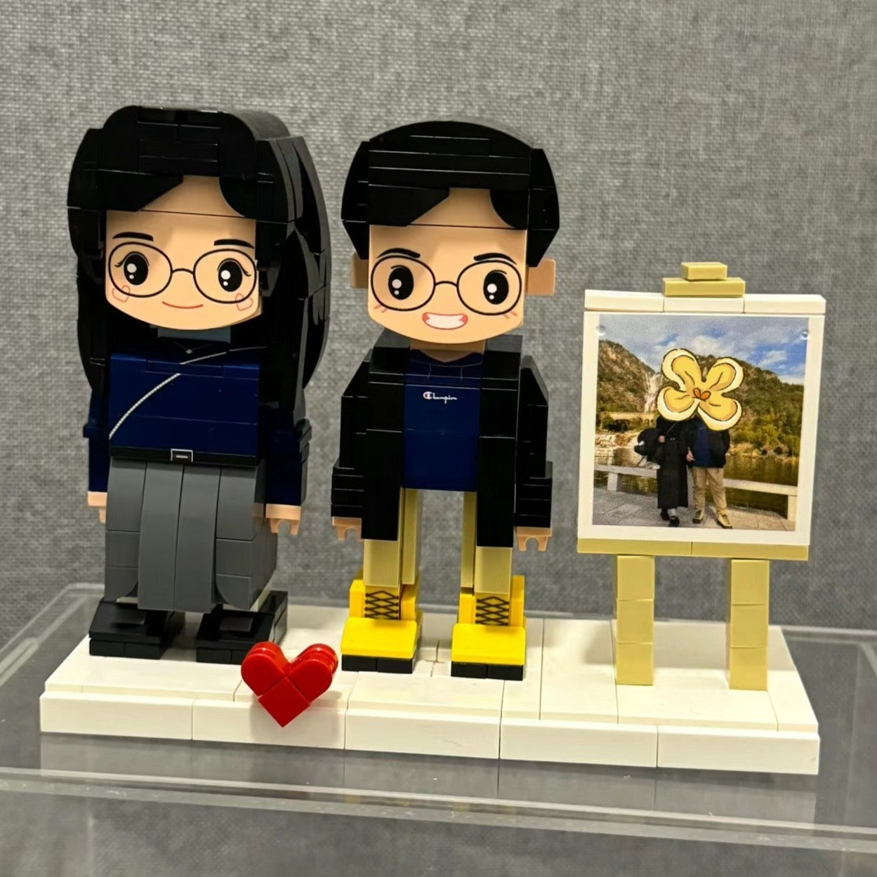 Mother's Day Brick Figure, Customizable, Full Body, 1 Person Custom Brick Figure