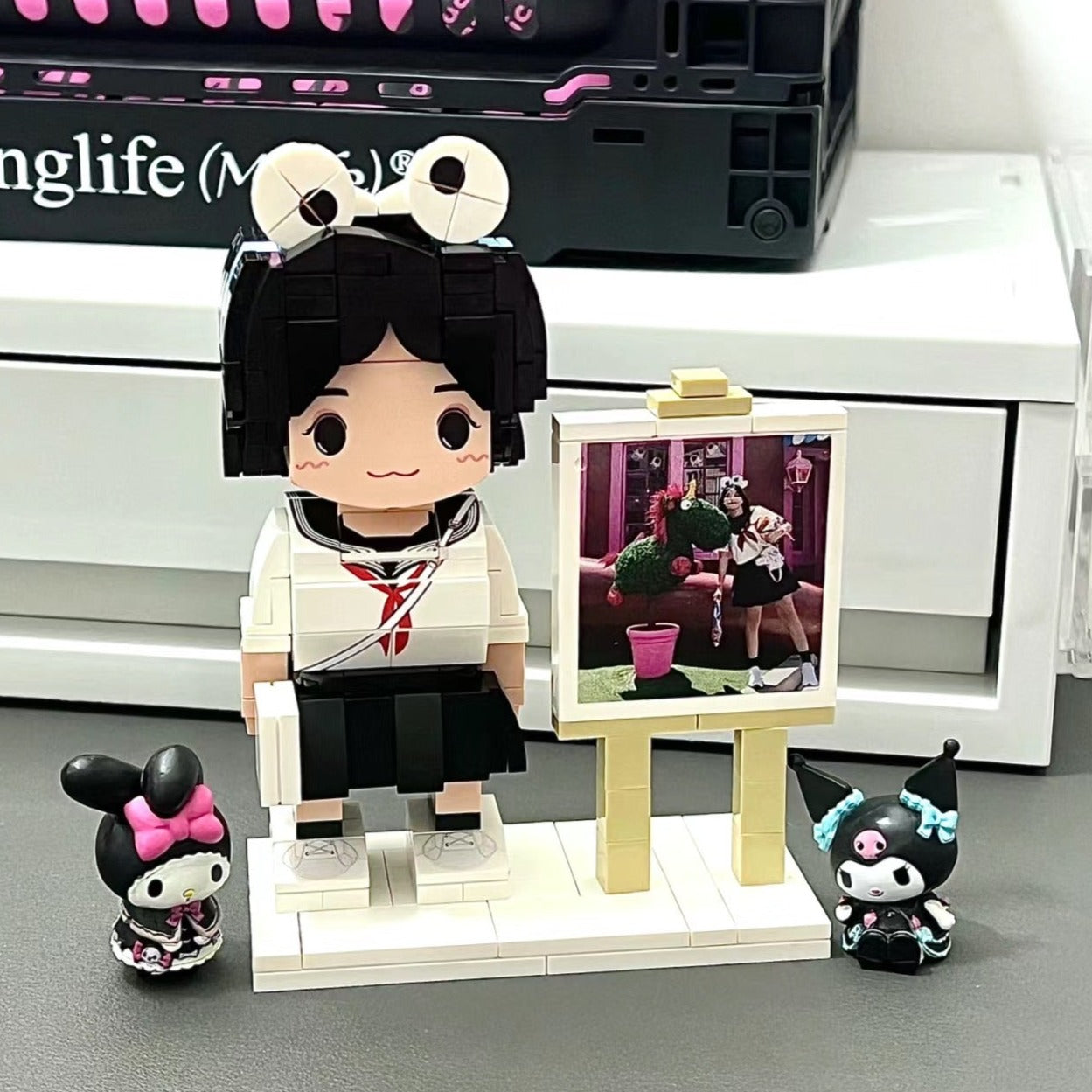 Mother's Day Brick Figure, Customizable, Full Body, 1 Person Custom Brick Figure