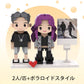Customized 2-Person Building Block Character Photo Frame, Small Particle Building Block Home Decor, Building Block Figures, Love Balloon