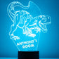 Personalized Dinosaur Night Lights with Name 7/16 Colors Changing LED Lamp NL909