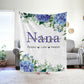 Personalized  Flora Mom/Nana/Auntie We Love You Blanket｜11042216