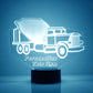 Personalized Truck Night Lights with Name 7/16 Color Changing LED Lamp III08