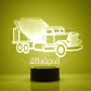 Personalized Truck Night Lights with Name 7/16 Color Changing LED Lamp III08