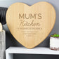 Personalised The Heart of The Home Wooden Chopping Board