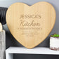 Personalised The Heart of The Home Wooden Chopping Board