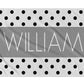Personalized Beach Towel Polka Dot