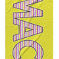 Personalized Beach Towel Striped Letters