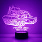 Personalized Truck Night Lights with Name 7/16 Color Changing LED Lamp III15