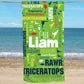Personalized Dinosaur Word Art Beach Towel