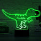 Personalized Dinosaur 7 Colours 16 Colors Change Light LED Bedroom Night Light Boys Girls Mood Lighting