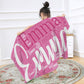 Personalized Microfiber Bath Beach Towel Name Word-art