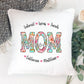 Personalized Blessed Mom Grandma Nana Name Pillow