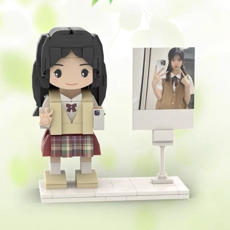 Mother's Day Brick Figure, Customizable, Full Body, 1 Person Custom Brick Figure