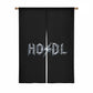 Crypto Logo Door Curtain HODL Style