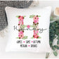 Personalized Mom Grandma Nana Pillow With Initial