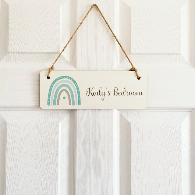 Personalised Bedroom Door Sign Multi Styles