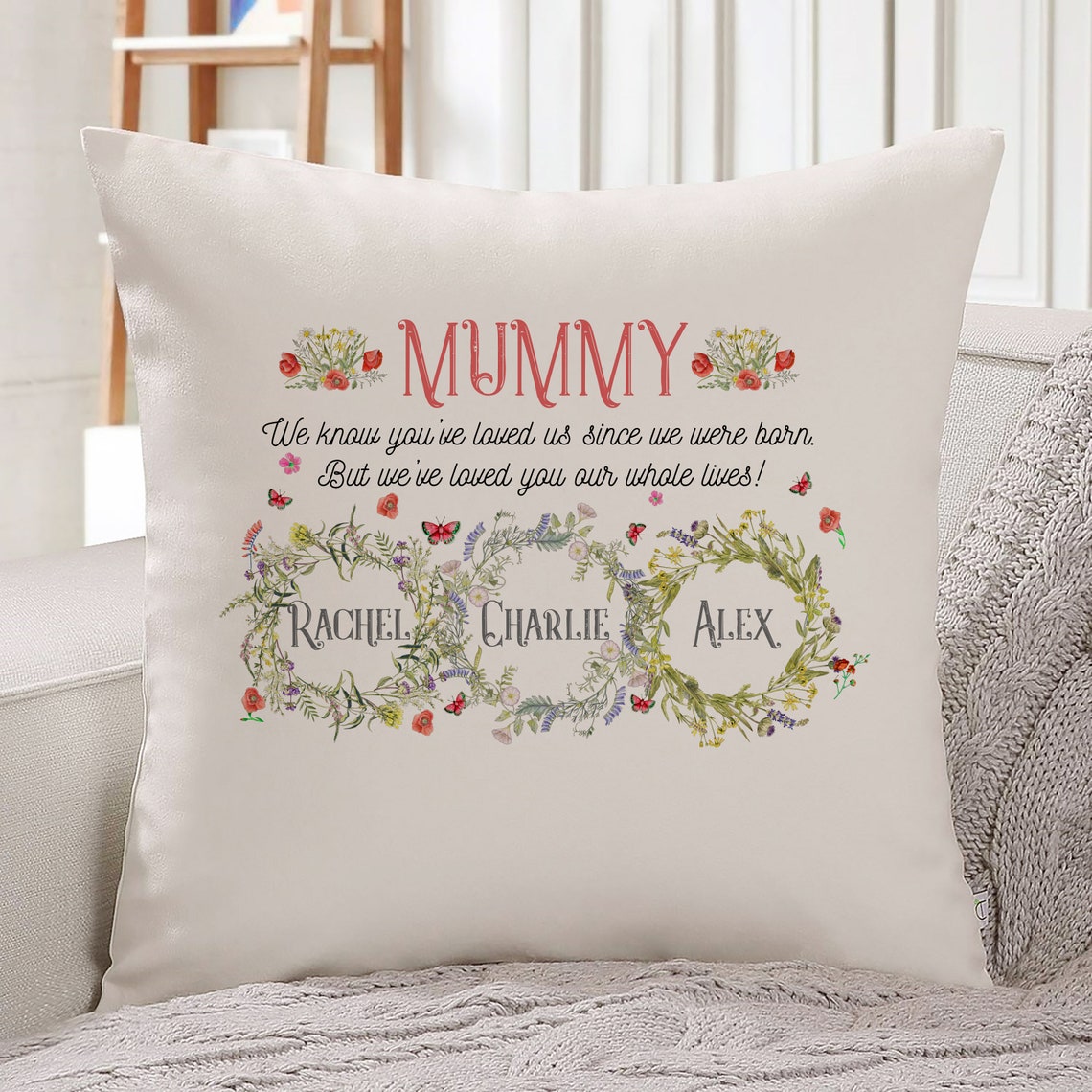 Personalized Pillow With Love Quote