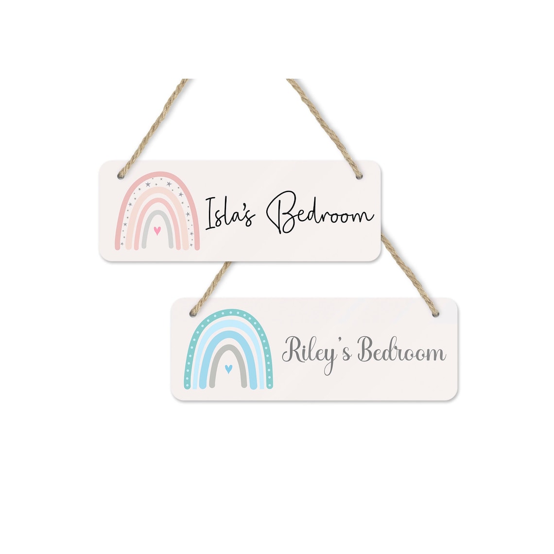 Personalised Bedroom Door Sign Multi Styles