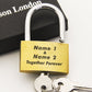 Personalised Engraved Padlock Present Love Lock