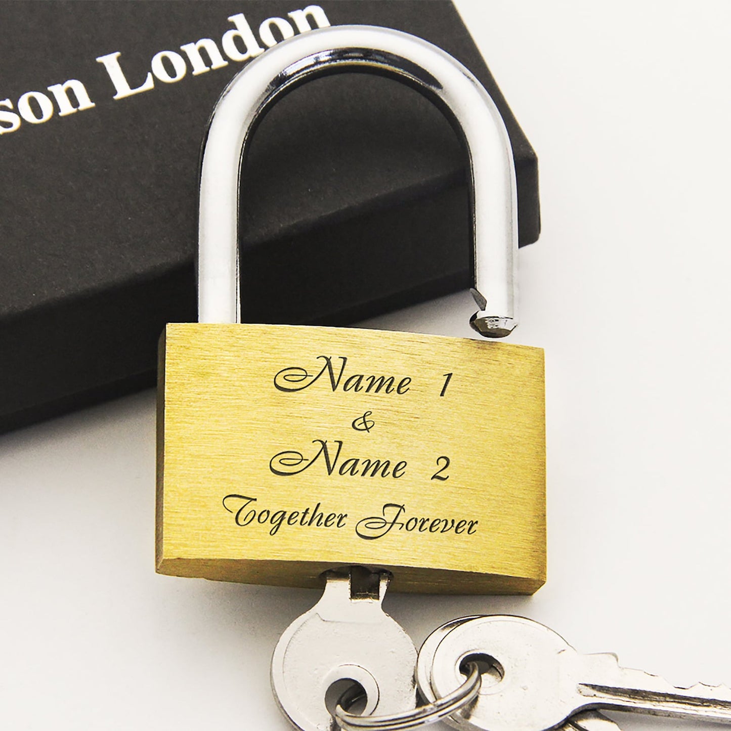 Personalised Engraved Padlock Present Love Lock