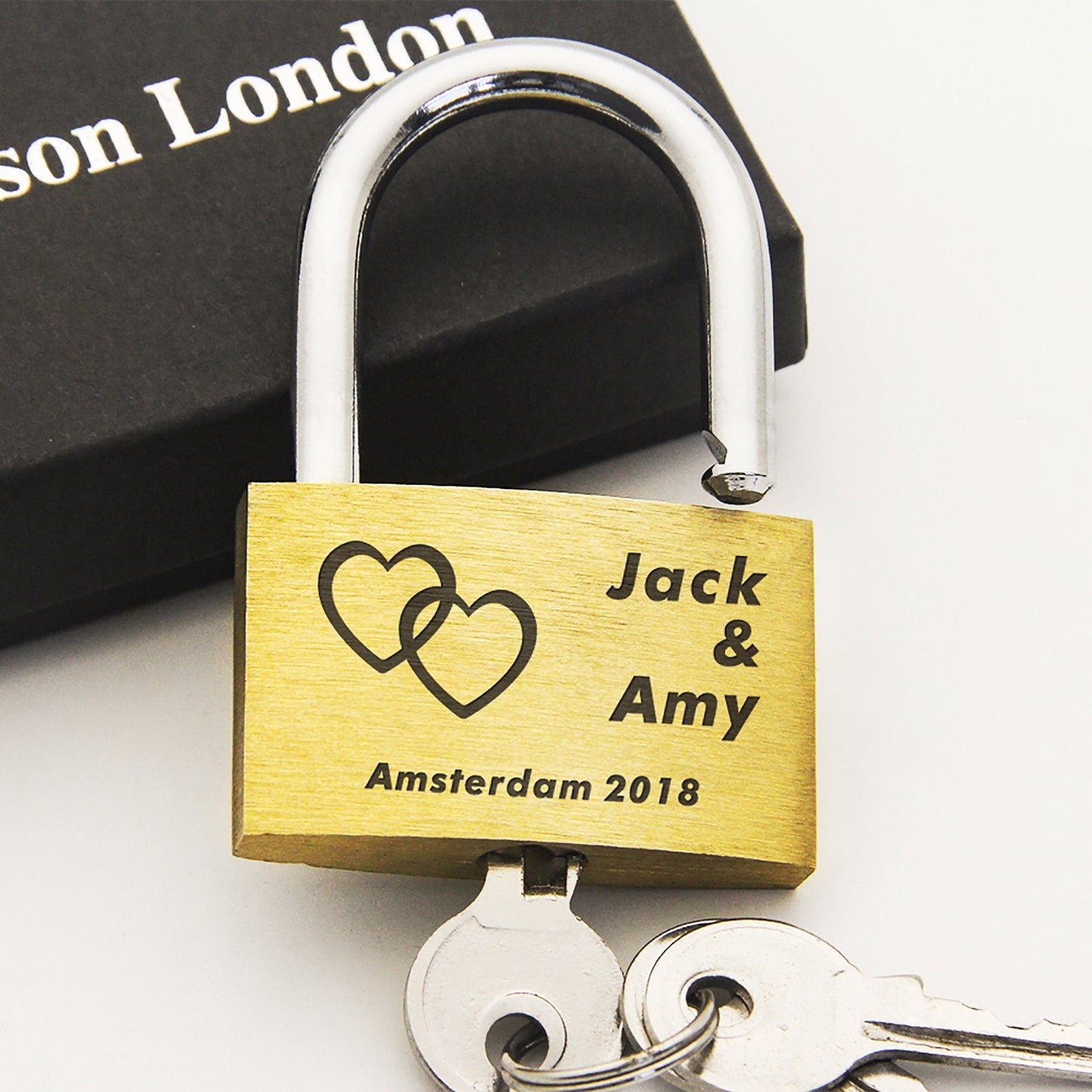 Personalised Engraved Padlock Present Love Lock
