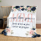 Personalized  Flora Mom/Nana/Auntie We Love You Blanket｜11042215