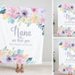 Personalized  Flora Mom/Nana/Auntie We Love You Blanket｜11042232