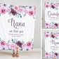 Personalized  Flora Mom/Nana/Auntie We Love You Blanket｜11042235
