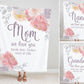 Personalized  Flora Mom/Nana/Auntie We Love You Blanket｜11042231