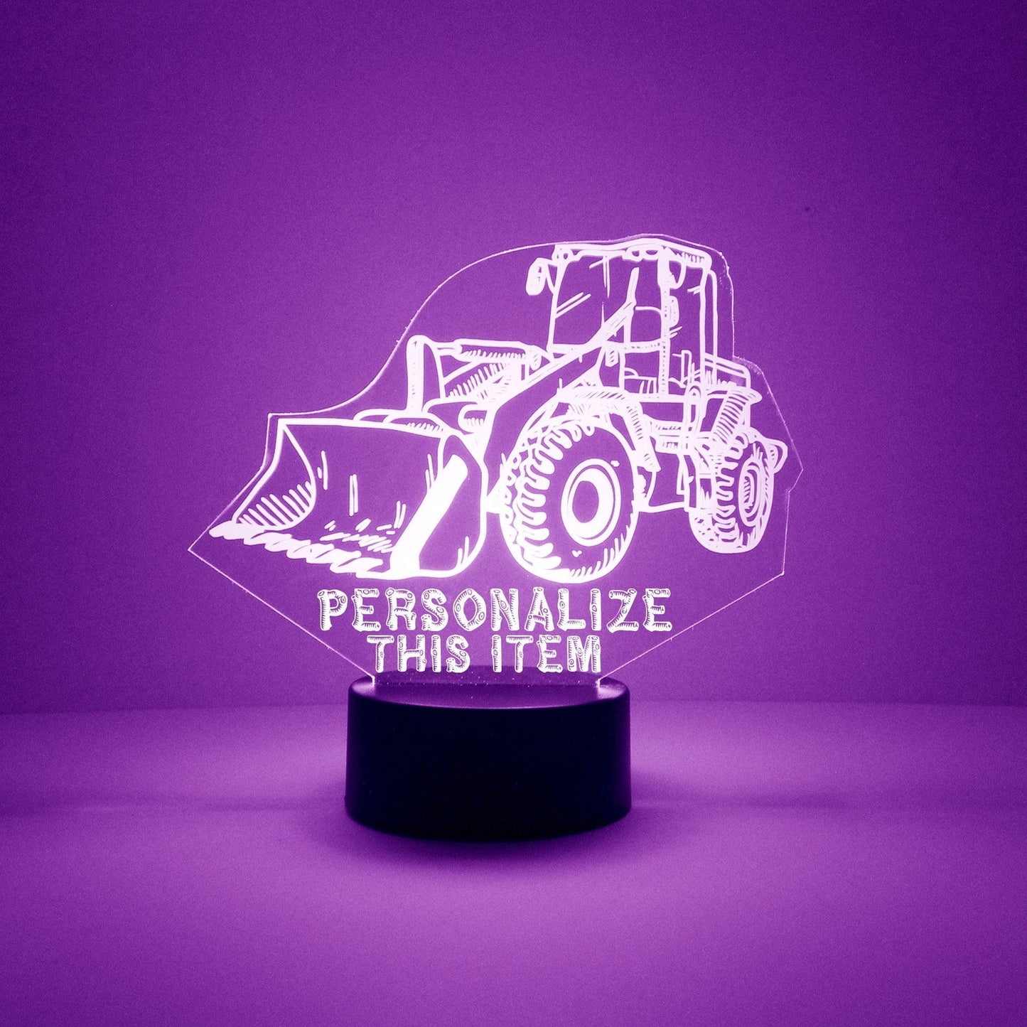 Personalized Truck Night Lights with Name 7/16 Color Changing LED Lamp III11